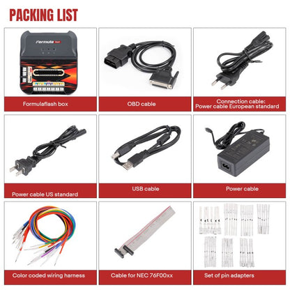 Formula FLash ECU Clone, Data Read & Write, VIN Modify, IMMO Off, Power Upgrade, DTC Clean for Bike, Truck, Tractor, Bus, Boat, Car