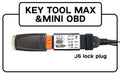 Xhorse VVDI Key Tool Max + MINI OBD Tool + Adaptateur Toyota 8A All Keys Lost Obtenez un câble de renouvellement gratuit