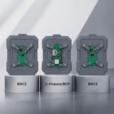 New CGDI BMW BDC2, BDC3, U-Classis/BCP Key Read & Write Fixture – 3pcs/Set, Compatible with CGDI K2