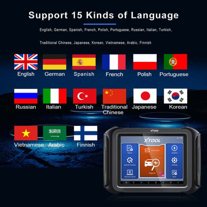 XTOOL D9 HD Truck Diagnostic Tool Car Diagnostic Instrument 12V Car 24V Heavy Duty Truck 42+Special Functions Topology Mapping