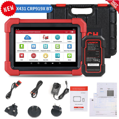 [Version mondiale] 2026 LAUNCH CRP919X BT Scanner de diagnostic avec Bluetooth Supporte CAN FD DoIP et codage ECU
