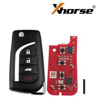 Xhorse XKTO12EN TOY.T Style(Flip-4BTN) Second Generation Wire Remote Key 5pcs/lot