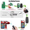 AUTEL IKEYAT005BL Universal Smart Key 5 Buttons with Remote Start and Trunk Buttons, 10Pcs/Set