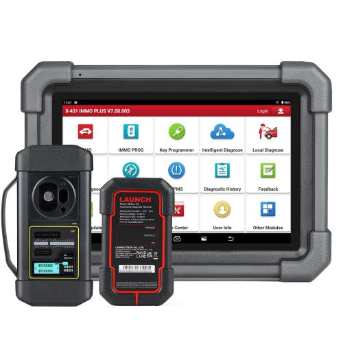 مبرمج مفاتيح Launch X431 IMMO Plus 3 في 1 2026 نسخة عالمية تدعم MQB RH850 BMW BDC2 إضافة مفتاح