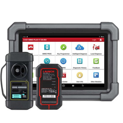 2026 Launch X431 IMMO Plus Key Programmer 3-in-1 IMMO Clone Diagnostics Functions Global Version Supports MQB RH850 BMW BDC2 Add Key