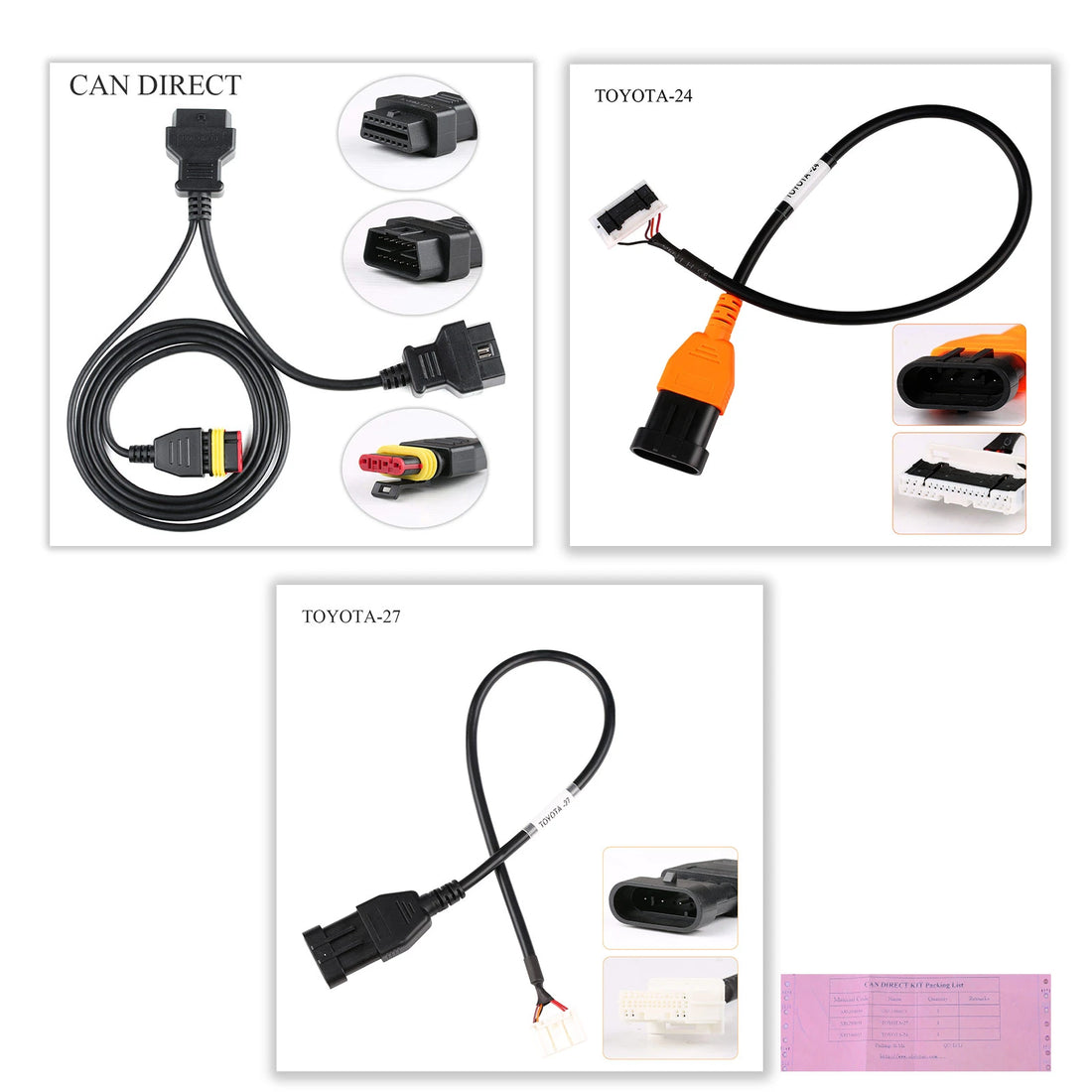 OBDSTAR CAN DIRECT KIT per Lettura Dati ECU di Veicoli Gateway