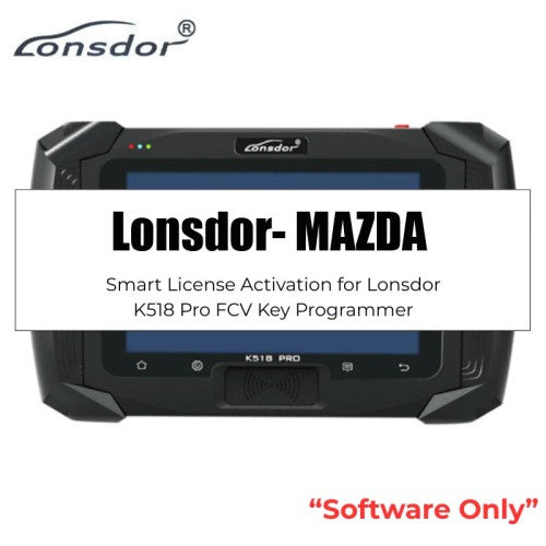 Mazda Lisans Aktivasyonu Lonsdor K518 PRO FCV Versiyon Anahtar Programlayıcı için