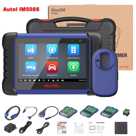 Autel MaxiIM IM508S Strumento IMMO e Programmazione Chiavi con XP200 34+ Funzioni di Servizio Senza Limitazioni IP Include G-Box3 Gratis