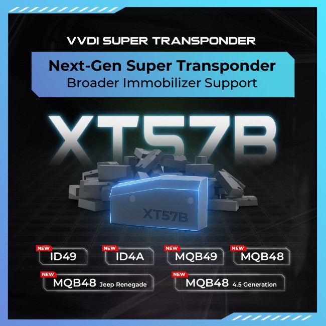2026 Xhorse VVDI XT57B XDCST3EN Super Chip Support 7935, 46, 47, 48, 49, 4A, and MQB48 Global Version 10pcs/lot