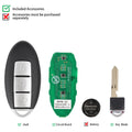 AUTEL IKEYNS004AL Universal Smart Key for Nissan, 3 Buttons, 10Pcs/Set