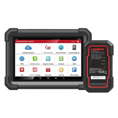 Launch X431 PRO DYNO Bidirectional Diagnostic Scanner Supports CAN FD DoIP ECU Coding, FCA