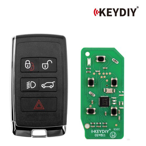 5pcs/lot KEYDIY KD ZB24-5 Universal Smart Remote Key 4+1 Buttons for Land Rover Type