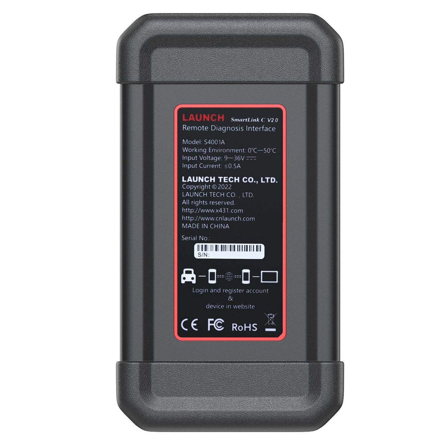 Launch X431 SmartLink C V2.0 – Remote Diagnostic Device Vehicle Data Link Connector