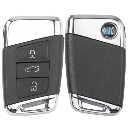 KEYDIY KD ZB17-3 Universal Smart Remote Key 3 Buttons for VW Type 5pcs/lot