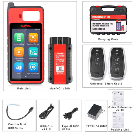 2026 Autel MaxiIM KM100 KM100E Universal Key Generator Kit Support Transponder Reading/ Cloning and IMMO Learning Free Update Online Lifetime