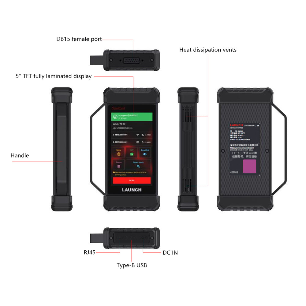 LAUNCH X-431 SmartLink C HD V2 Commercial Vehicle Overseas Online Expansion Package