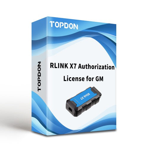 TOPDON Rlink X7 GM Chevrolet Buick Cadillac Opel Holden Softwarelizenz