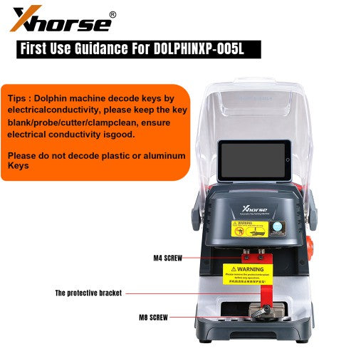 Xhorse Dolphin XP-005L Dolphin 2 Automatic Key Cutting Machine with An Adjustable Screen