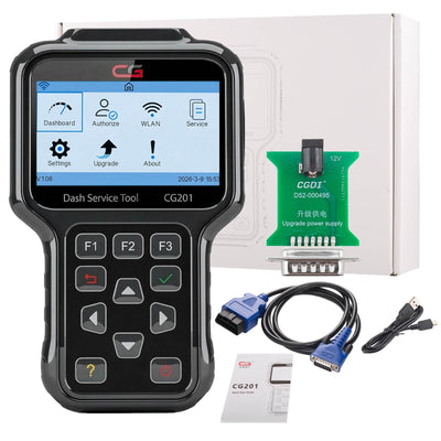 2026 New CGDI CG201 Mileage Correction Programmer for Toyota/ Audi/ VW / Chevrolet/ Ford etc via OBD Free Update Online Lifetime