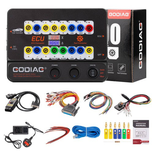 جودياج GT100 بلس GPT ENET DOIP 24V-12V أدوات السيارات صندوق تفريع OBD II موصل وحدة التحكم الإلكترونية ECU