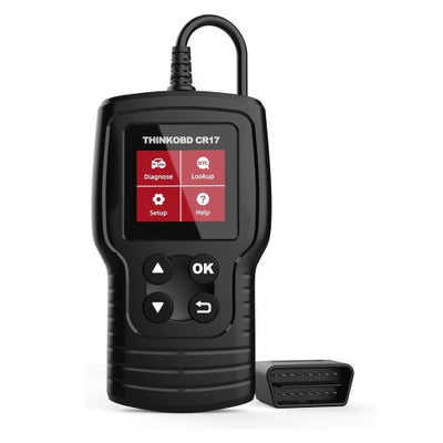 THINKCAR ThinkOBD CR17 OBD2 Diagnostic Scanner, Built‑in Battery, EVAP Test, Full OBD2 Diagnoses, Portable Lightweight Car Scan Tool
