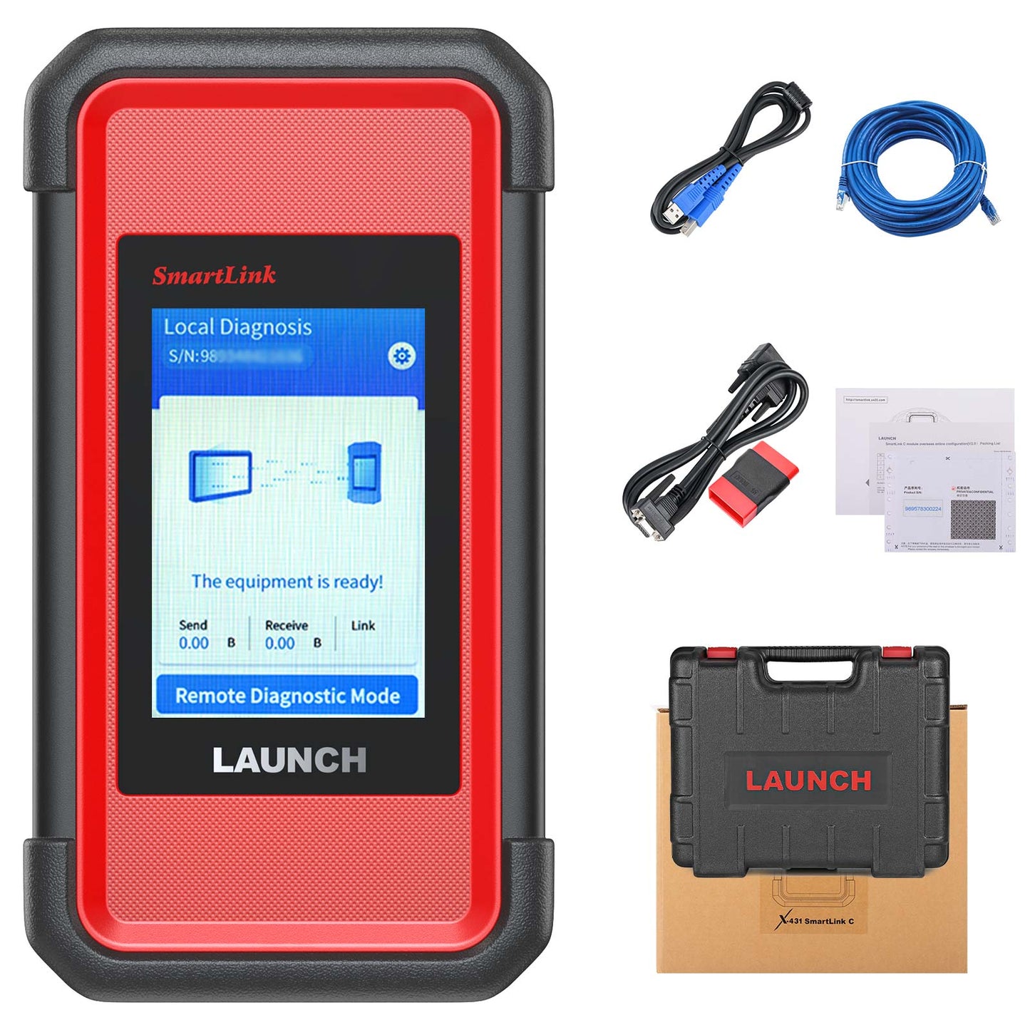 Launch X431 SmartLink C V2.0 – Remote Diagnostic Device Vehicle Data Link Connector