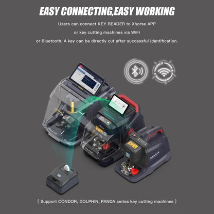 Xhorse XDKR00GL Key Reader Multiple Key Types Supported Portable Key Identification Device With Optical Imaging Technique Work with Xhorse APP