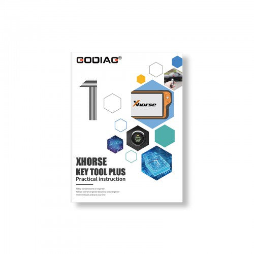 GODIAG Key Tool Plus Practical Instruction 1&2 Two Books for Locksmith, Vehicle Maintenance Engineer