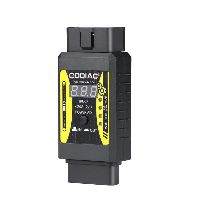 GODIAG GT106 24V to 12V Heavy Duty Truck Adapter for X431 for Truck Converter Heavy Duty Vehicles Diagnosis Support ThinkCar, Thinkcar2, Thinkdiag