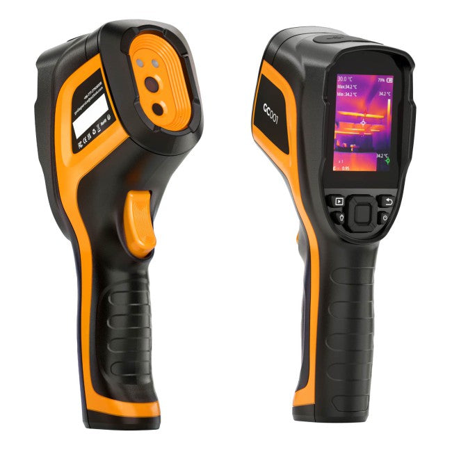 GODIAG GC001 Handheld Thermal Imaging Camera, 256 x 192 IR High Resolution, Infrared Camera Support PC Analysis & Video Recording