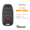5Pcs/Lot Xhorse XSADJ1GL VVDI 754J Smart Key 315MHZ 433MHz 868MHz for Audi Used with VVDI KEY Tool Plus VVDI2 VVDI Prog