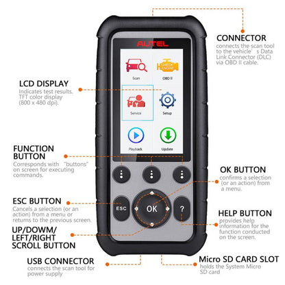 Autel MaxiDiag MD806 Pro OBD2 Scanner Car Automotive Diagnostic Tool Auto Code Reader OBDII OBD Scan Tool