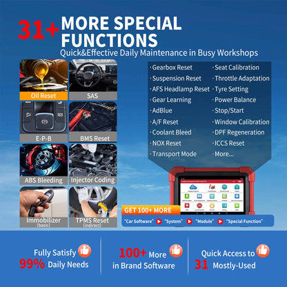 [Global Version] 2026 LAUNCH CRP919X BT Diagnostic Scanner with Bluetooth Supports CAN FD DoIP and ECU Coding