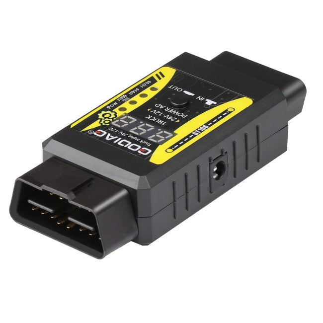 GODIAG GT106 24V to 12V Heavy Duty Truck Adapter for X431 for Truck Converter Heavy Duty Vehicles Diagnosis Support ThinkCar, Thinkcar2, Thinkdiag