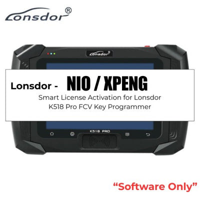 Lonsdor NIO / XPENG License Activation for Lonsdor K518 Pro FCV Version Key Programmer