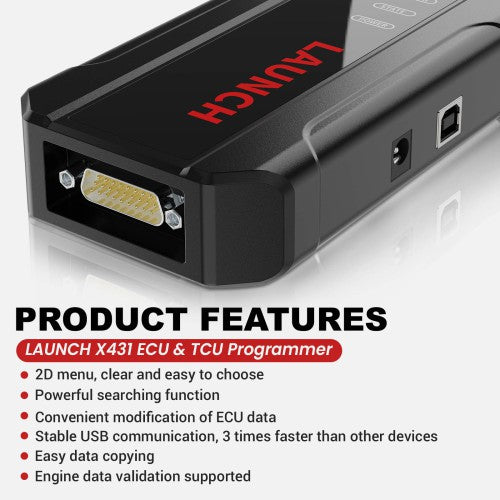 2026 Launch X-431 ECU & TCU Programmer Standalone Cloning Device 2D Menu for ECU Data Reading/Writing Support VGS4-0-NAG2 and VAG4-500-NAG2