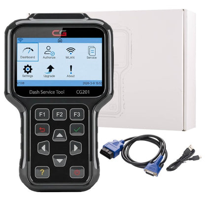 2026 New CGDI CG201 Mileage Correction Programmer for Toyota/ Audi/ VW / Chevrolet/ Ford etc via OBD Free Update Online Lifetime