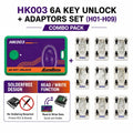 EONEBOSS HK003 6A Full Unlock Key Matching Tool with 6A Solderfree Adapters