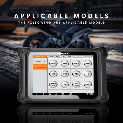 OBDSTAR MS70 Motorcycle Diagnostic Tool Supports IMMO Odometer Function with IMMO Kit