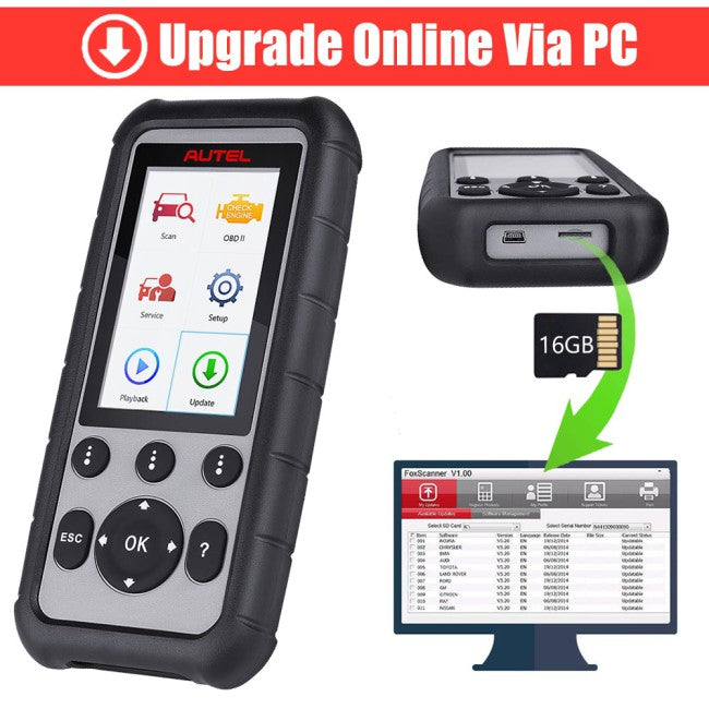 Autel MaxiDiag MD806 Pro OBD2 Scanner Car Automotive Diagnostic Tool Auto Code Reader OBDII OBD Scan Tool