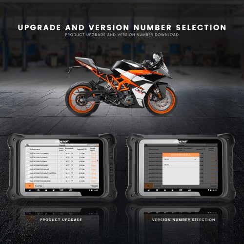 OBDSTAR MS70 Motorcycle Diagnostic Tool Supports IMMO Odometer Function with IMMO Kit