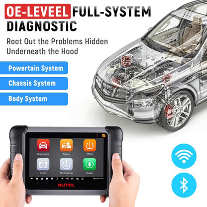 Autel MaxiCOM MK808TS MK808Z-TS Auto TPMS Relearn Tool Universal Tire Sensor Activation Pressure Monitor Reset Scanner