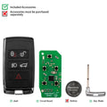 5pcs/lot KEYDIY KD ZB24-5 Universal Smart Remote Key 4+1 Buttons for Land Rover Type