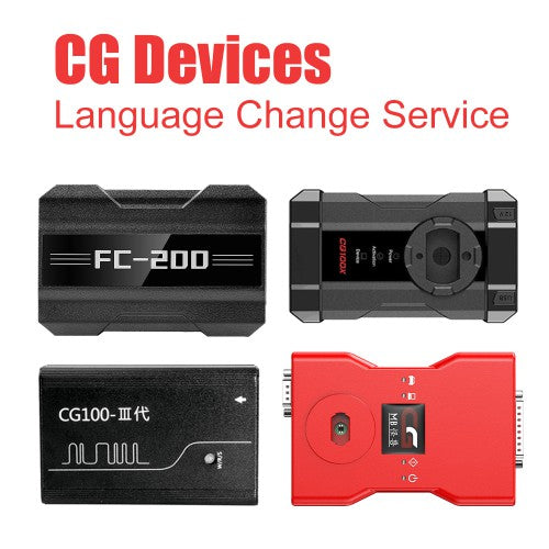 Lisensi Bahasa CGDI untuk CGPro CGDI BMW, CGDI MB, dan CG FC200