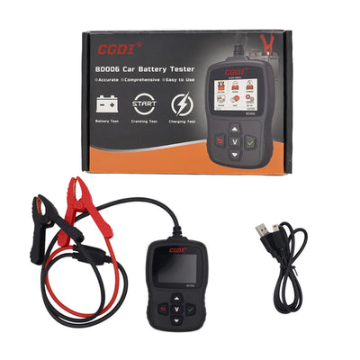 CGDI BD006 Car Battery Tester Rapidly Measure Cold-cranking Current Capability & State of Health(SoH) of Vehicle's Starting Battery