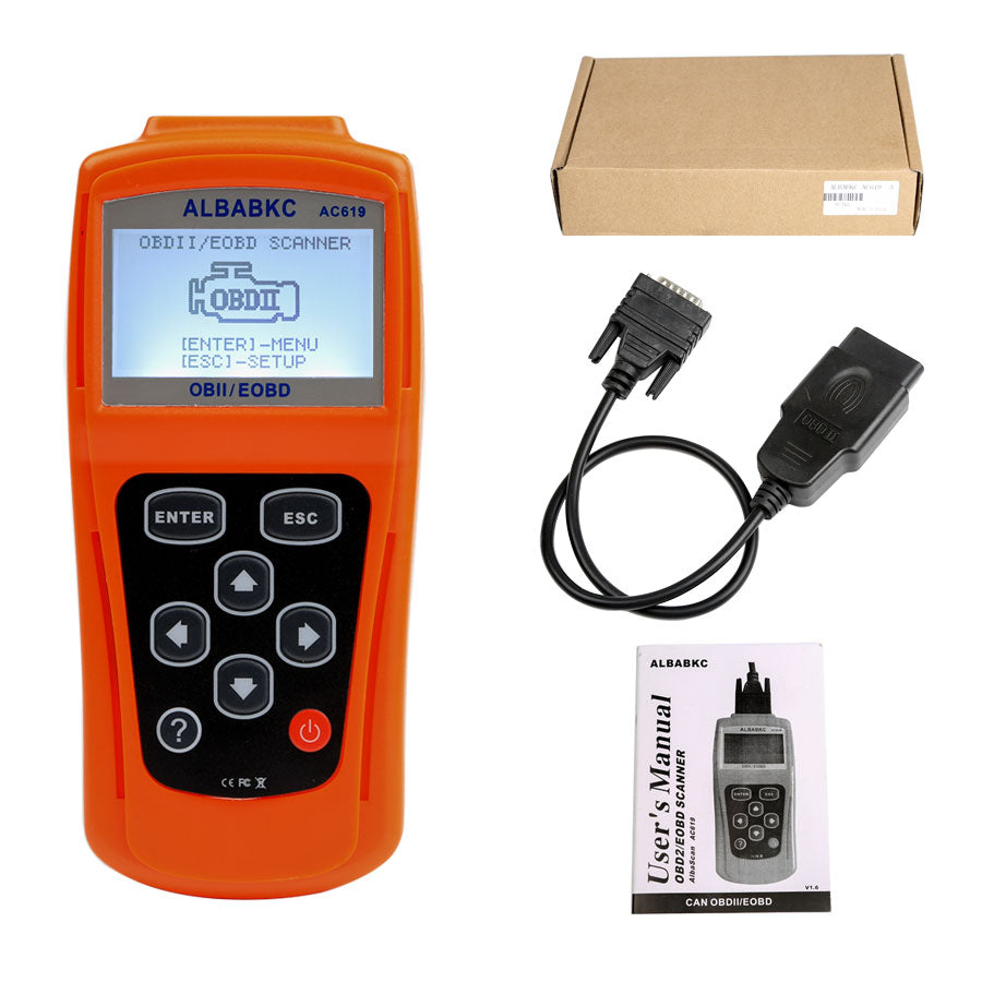 ALBABKC AC619 Auto Fault code scanner diagnostic scan tool