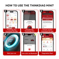 THINKCAR Thinkdiag Mini OBD2 Scanner, Full System Diagnostics, Complete OBD2 Functions, AutoVIN, 15+ Languages, Lifetime Free Upgrade