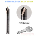 GODIAG F1W 90° Dimple Cutter φ6.0x90°x48-0.7x2T For SILCA MATRIX PRO, MATRIX EVO, MATRIX SLX, MATRIX SX, MATRIX S