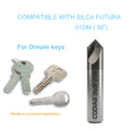 GODIAG 01DM 90° Dimple Cutter φ6x30Lx90°x2F For SILCA Futura Pro, Futura Pro Engraving, Futura Pro Automotive