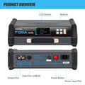 TOPDON T120A Stable Power Supply & 12V Battery Charger Cable Length: 2M